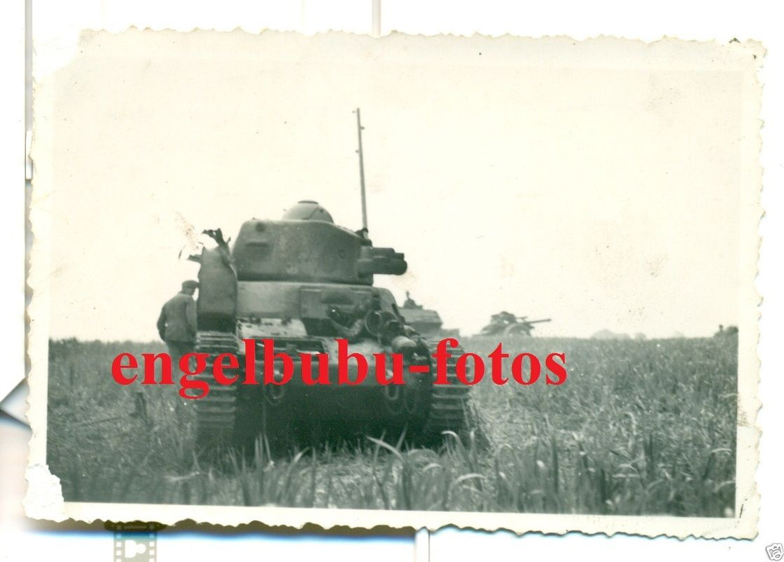 FOTO - PANZER - Französischer FÜHRER-PANZER - PA