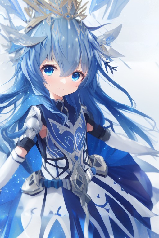 00005-1259936422-DATE_ A_LIVE, detailed ((armor)) [white_dress] and blue gloves, arm up, 7yo little 