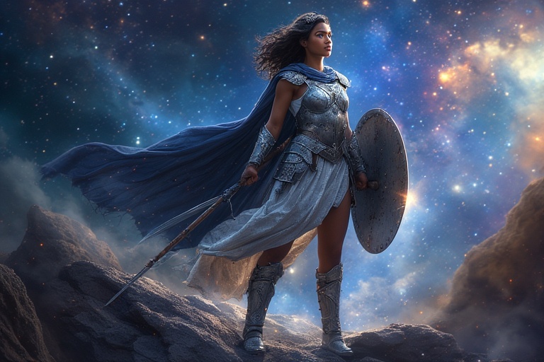 Female-warrior-young-adult-dar