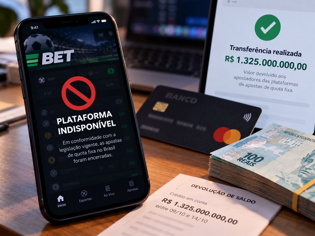 Bets têm até hoje para informar saldos; R$ 1,325 bilhão ainda precisa voltar aos apostadores