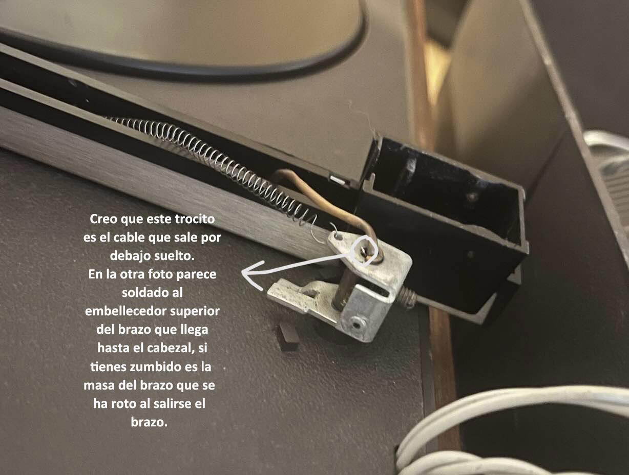 PHILIPS 30GF432 brazo desmontado