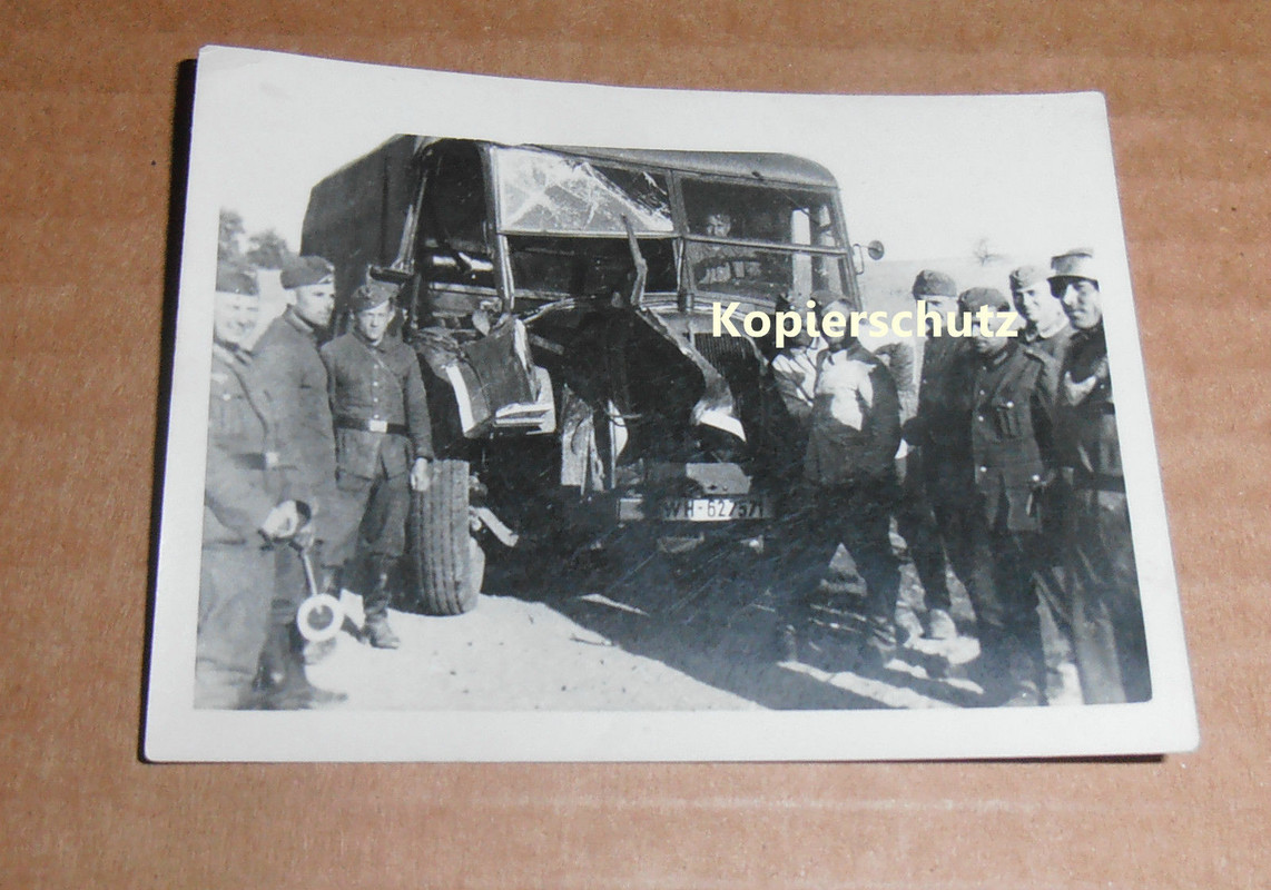 WK2 WW2 Foto Kettenhund Ringkragenträger SDKFZ U