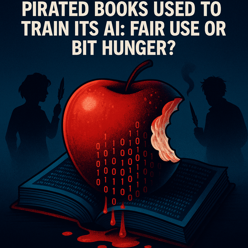 Apple no Banco dos Réus: Quando a Maçã Morde a Literatura — e os Autores Mordem de Volta