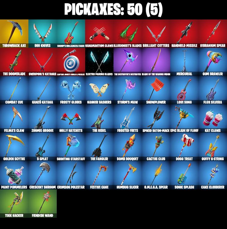 pickaxes comp