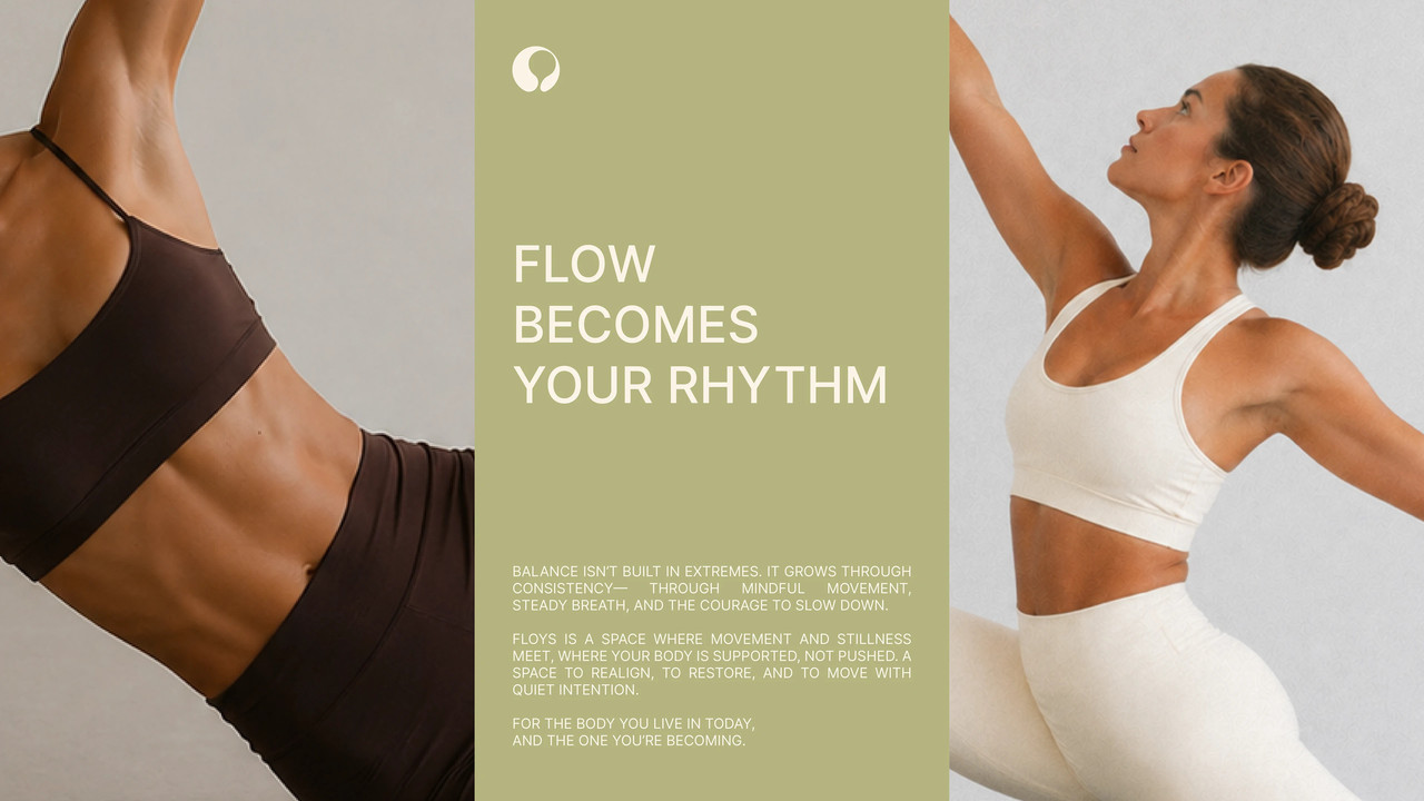 FLOYS Yoga Pilates Studio Brand Identity Behance 05