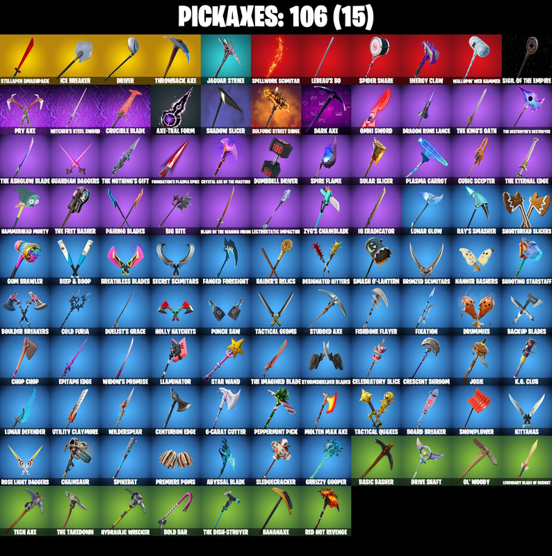 pickaxes comp