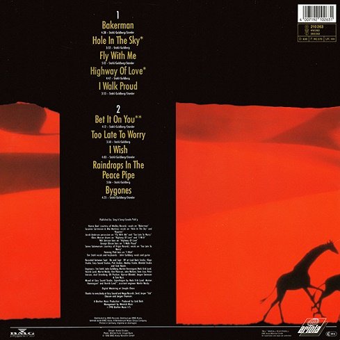 Laid Back - Hole In The Sky (1990) [Vinyl Rip 1/5.64] DSD | DSF + MP3