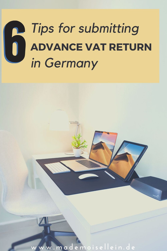 advance VAT return (Umsatzsteuervoranmeldung) in Germany