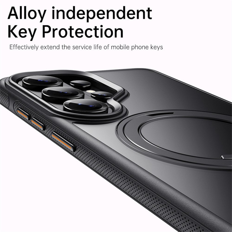 Husa Samsung S26 Ultra ProRing, Magnetica cu Stand Integrat, Compatibila MagSafe, Antisoc, Inel de Prindere, Incarcare Wireless, Protectie Camera, Antisoc, Alb 6601198378D 6