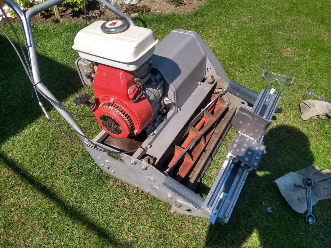 Diy Cylinder Mower Grinding Tool My Solution The Lawn Forum