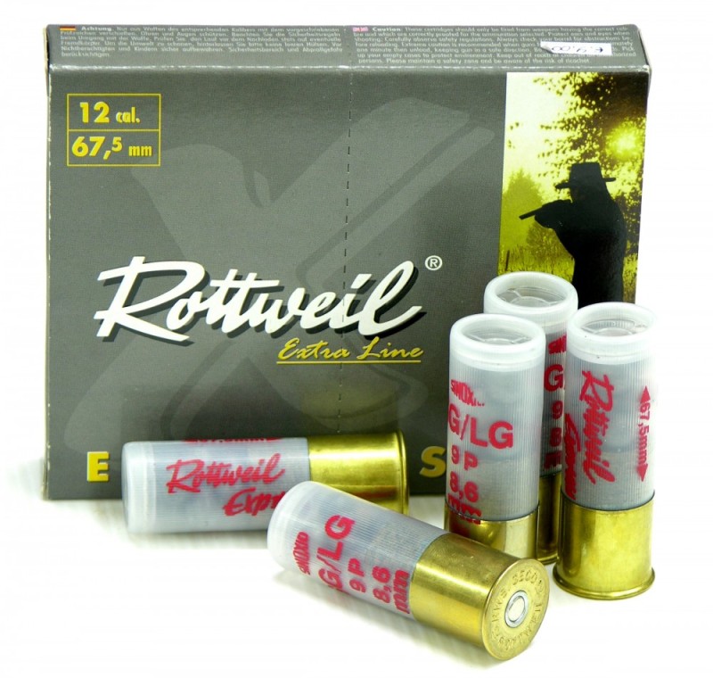 Rottweil Waidmannsheil 12/70 35 mm 36 g 10 Stück