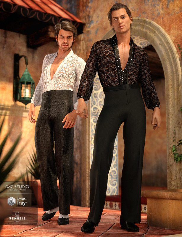 dForce Latin Dancer Outfit Textures