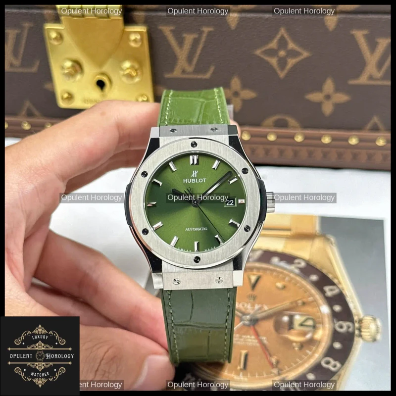 Hublot Classic Fusion 42mm Green Titanium Ultra-Lightweight Automatic Watch