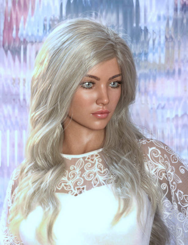 Nirv Daily Long Curly Hair for Genesis 9 and 8 Female