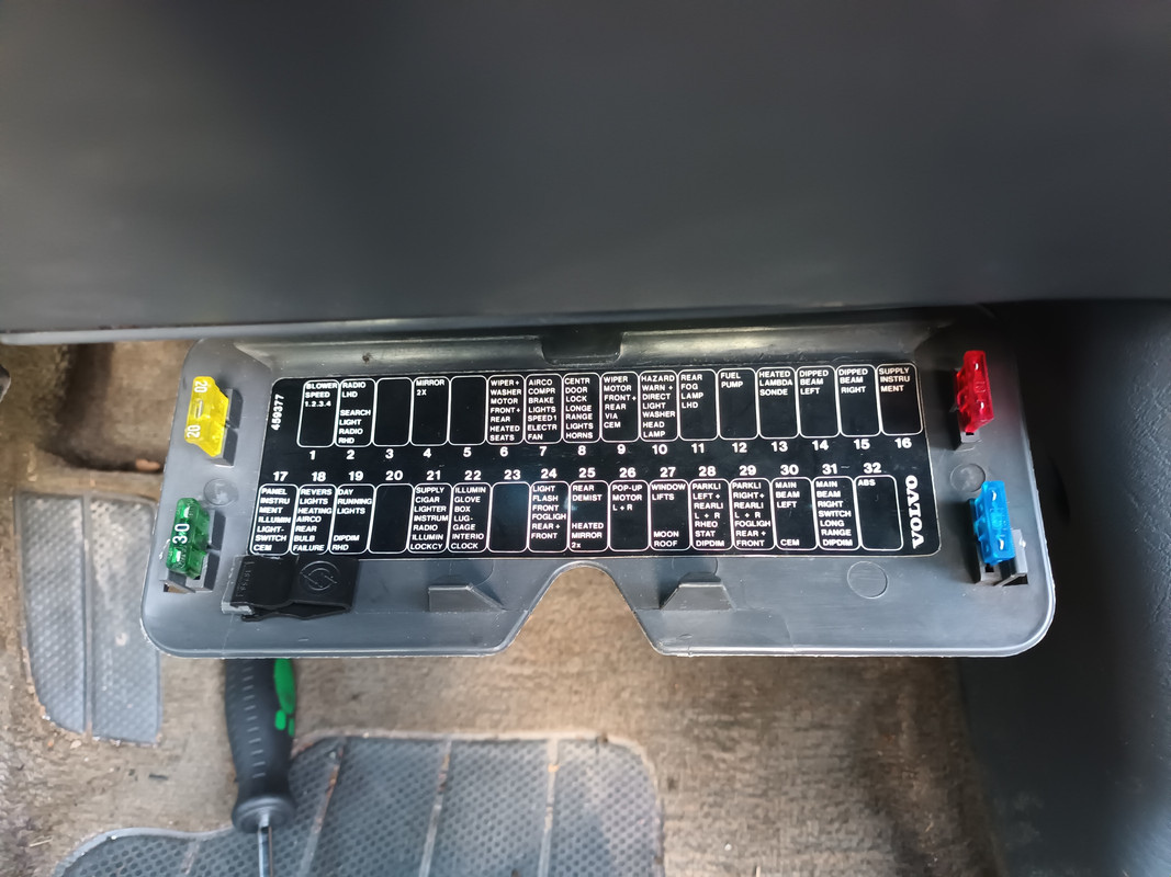 R6 fusebox now with spares and remover 16th Feb 2022