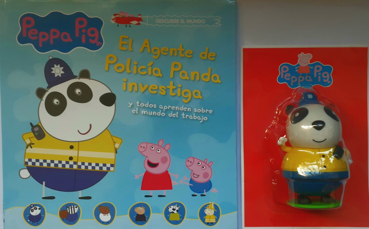 PEPPA PIG, EL AGENTE DE POLICIA PANDA INVESTIGA+ MUÑECO