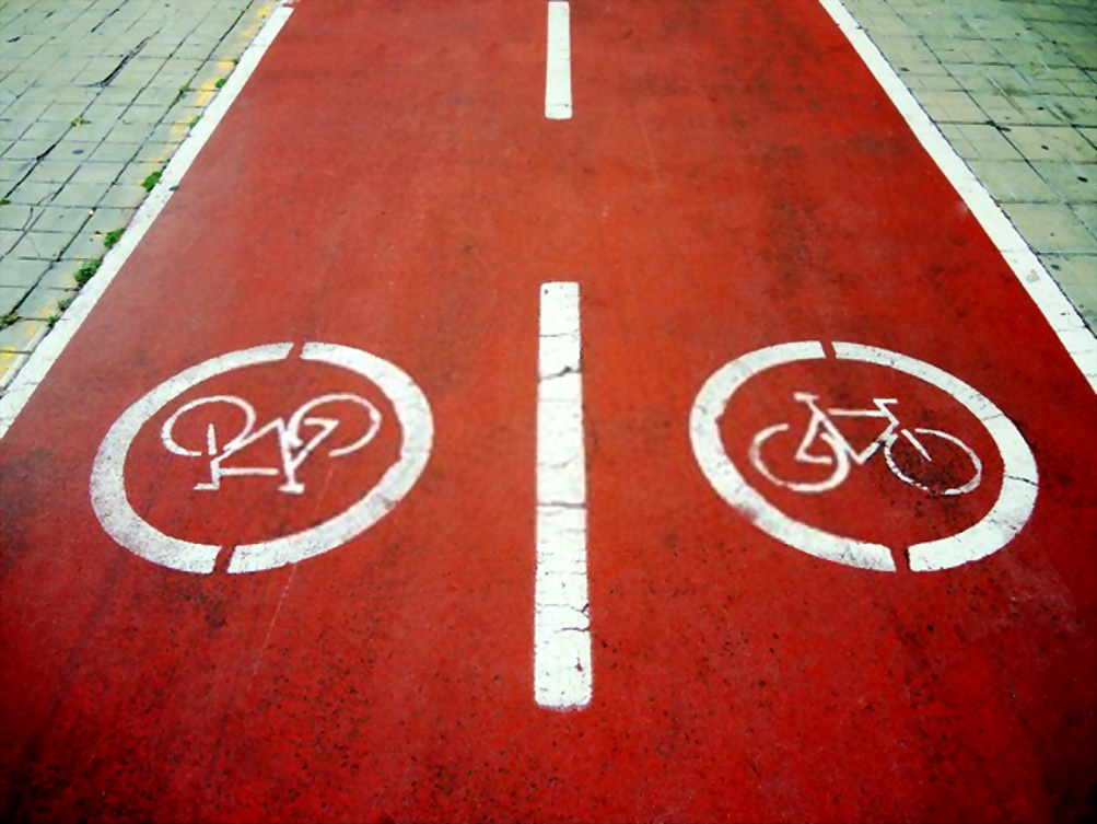 shared path line marking shared path line marking