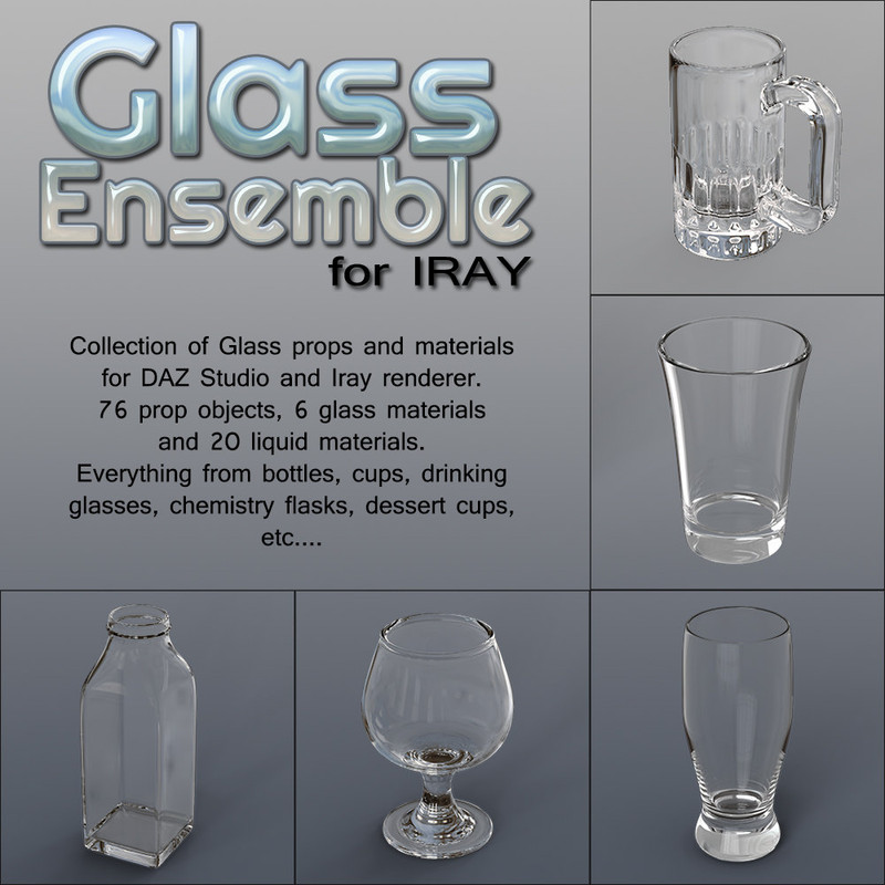 Exnem Glass Ensemble for IRAY