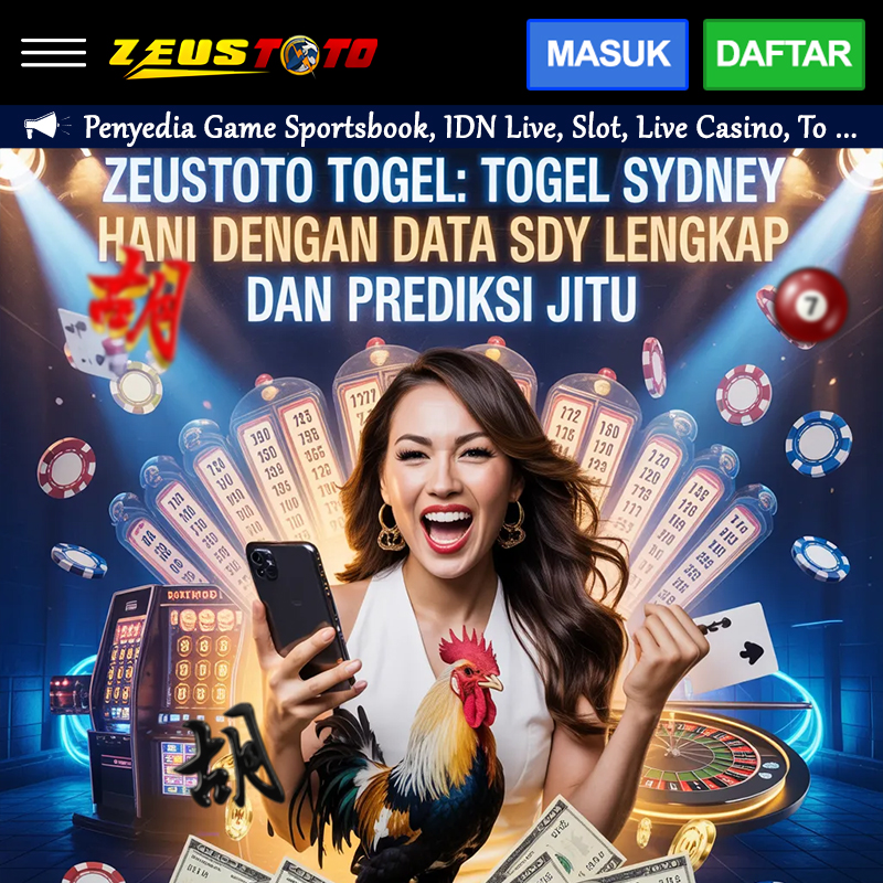 ZEUSTOTO TOGEL: Togel Sydney Hari Ini dengan Data SDY Lengkap dan Prediksi Jitu image 1