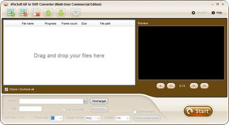 iPixSoft GIF to SWF Converter 3.6.0 Portable