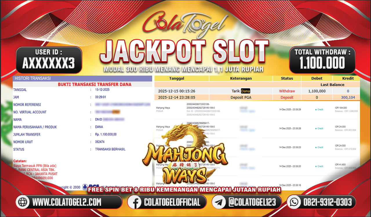 JACKPOT SLOT GACOR!!