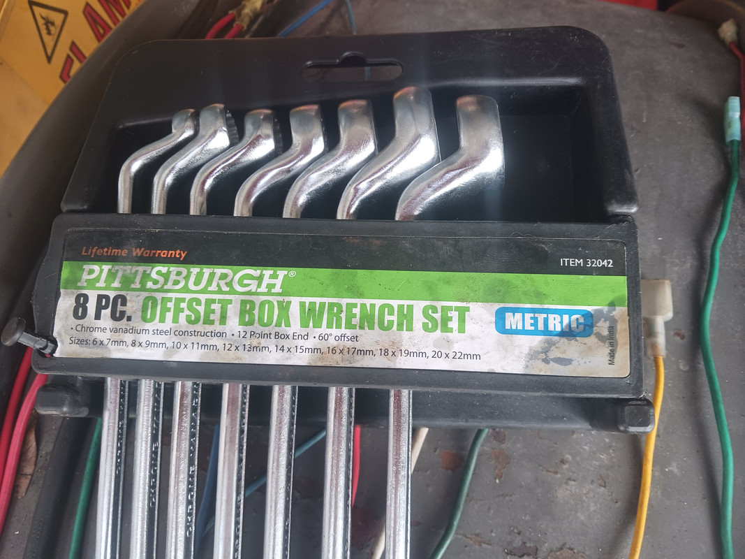 HF Offset Box Wrench Set 32042