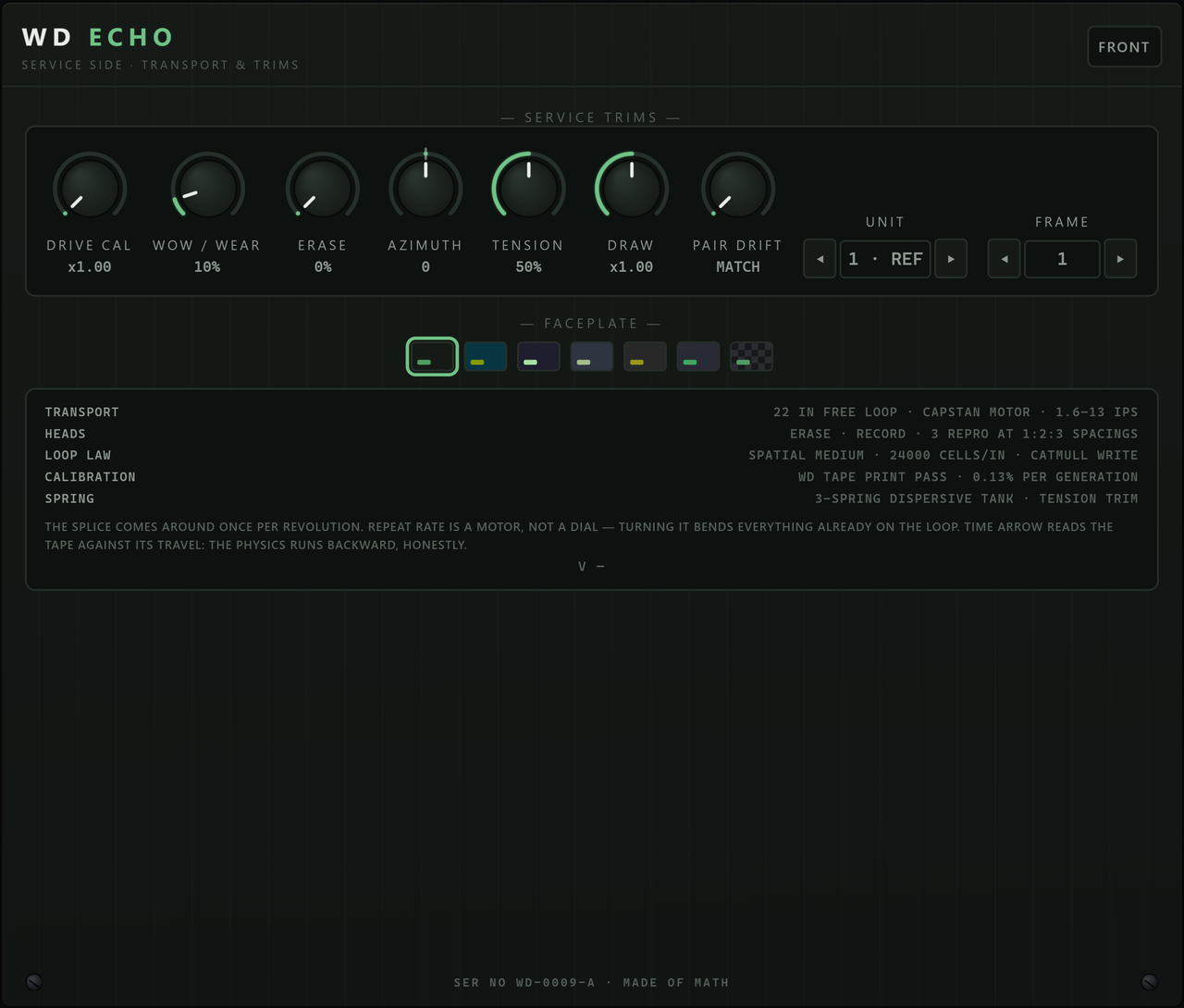 wd echo back