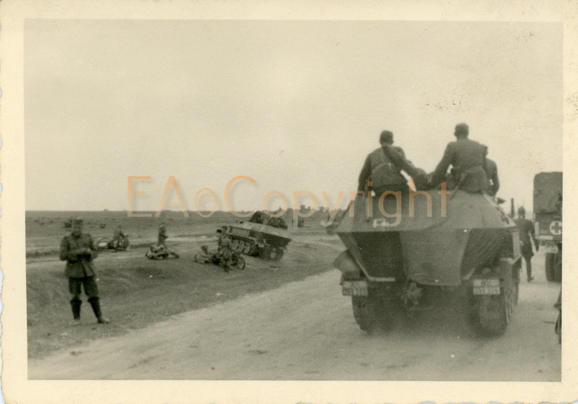 Russland Panzer Tank Kämpfe Halbkette Foto