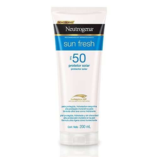 Amazon: Protector solar Neutrogena Sun Fresh FPS 50 corporal 200 ml (Planea y ahorra) 
