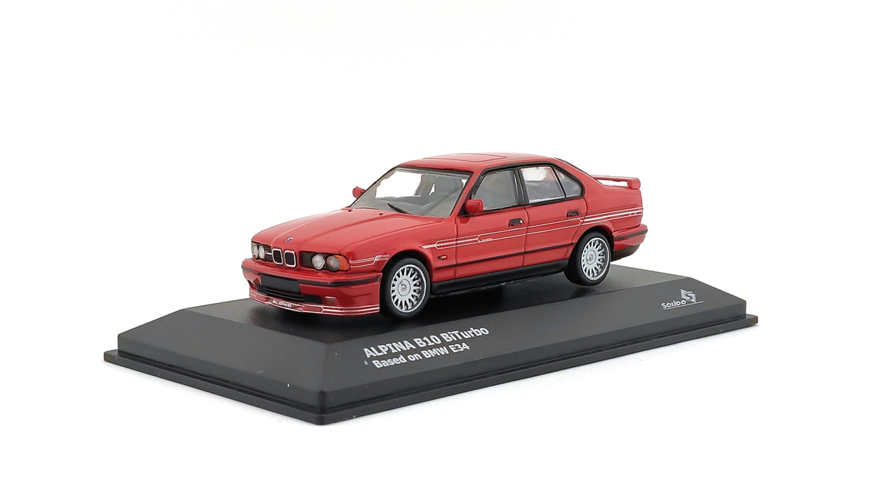 BMW Alpina B10 E34 BiTurbo Limousine 1989-1994 blue Solido S4310401 (5)