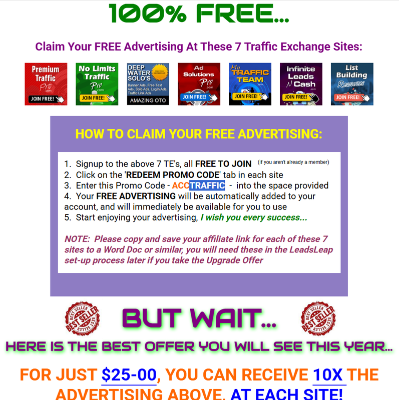 Accelerated Traffic Deal!