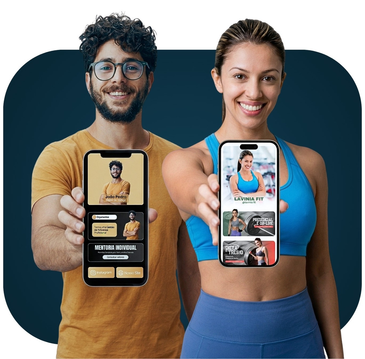 Antes e Depois do Bio Link