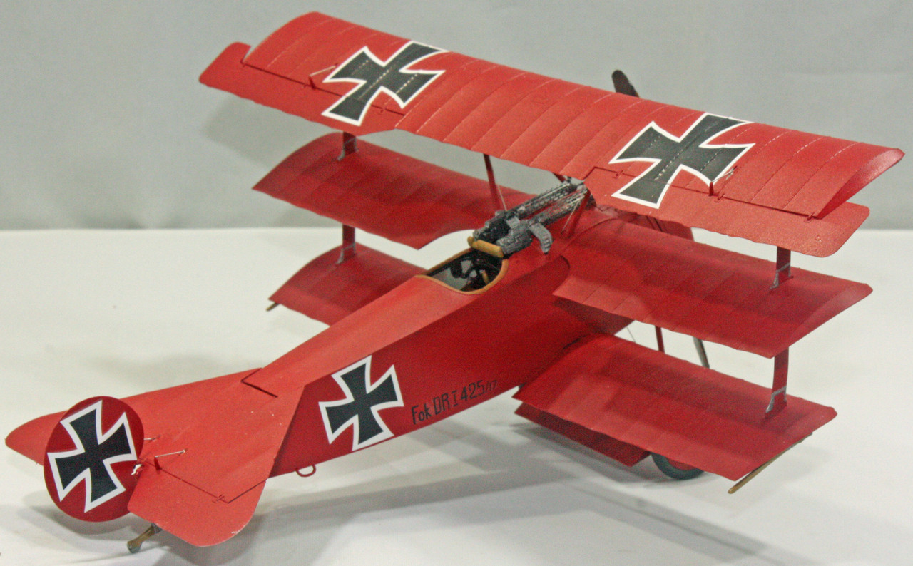 プラモデル 1/32 FOKKER Dr.I TRIPLANE ”RED BARON” 1/10 レジン製胸像