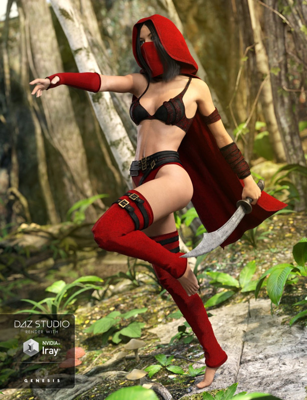 Secret Poison Outfit for Genesis 3 Female(s) - Repost