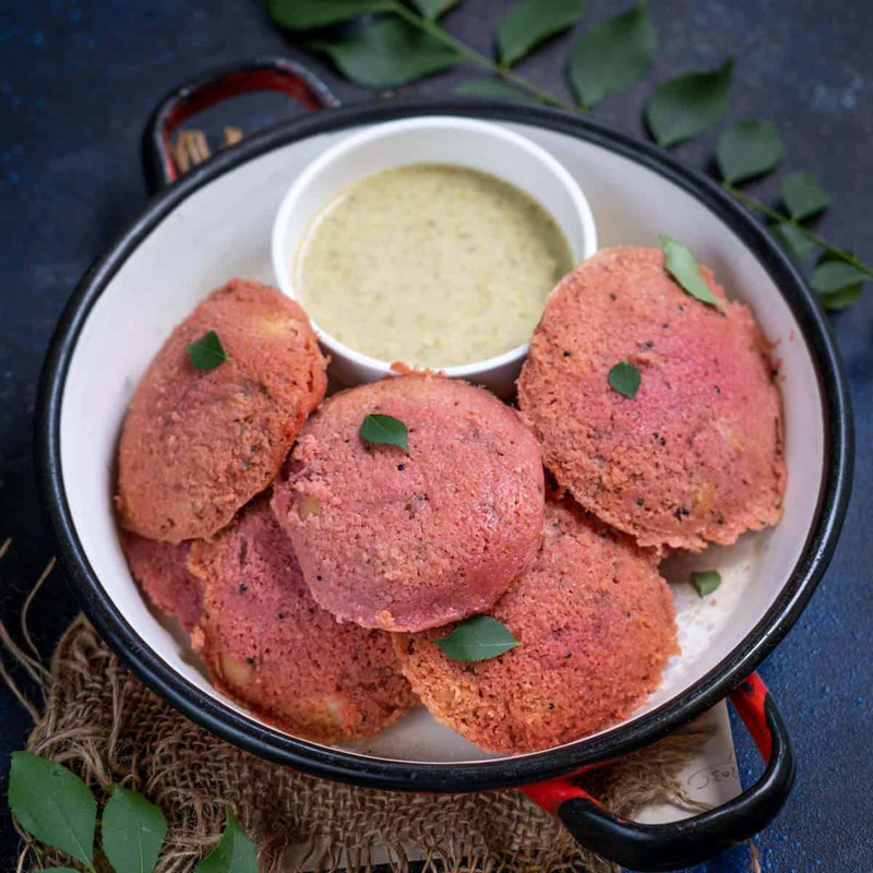 Beetroot Idli Recipe