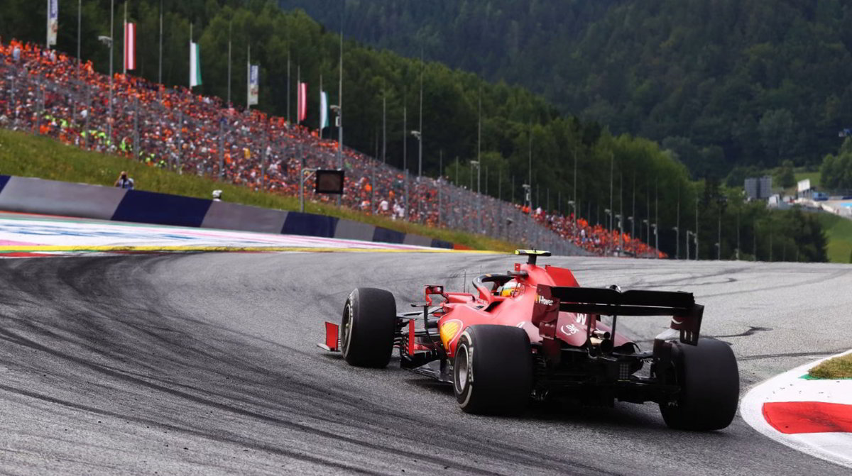 Rojadirecta GP Austria Streaming Formula 1 2022 Partenza Gara Ferrari Sainz Leclerc.