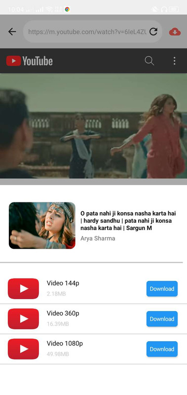 Youtube Video downloader