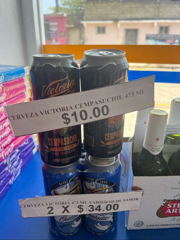 Tiendas Bama: Cerveza victoria cempasúchil 473 ml en $10 y cerveza victoria chelada 2 x $34 
