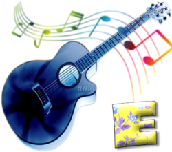 Guitarra Azul E