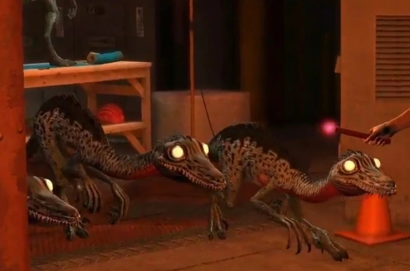 These Troodon have sensitive eyes so the bright light from flares keeps them away contrary to flares actually atracting most other dinosaurs.
