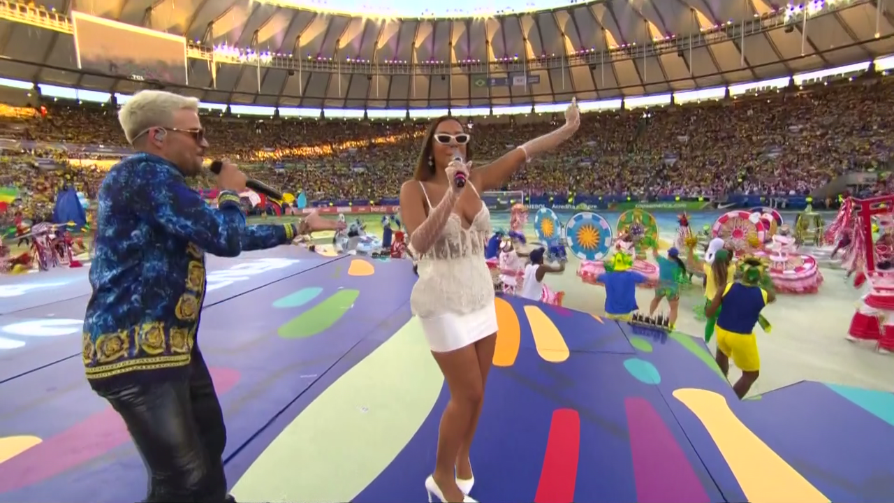 Anitta & Pedro Capó - 2019 Copa América Final,7 July 2019(FEED-1