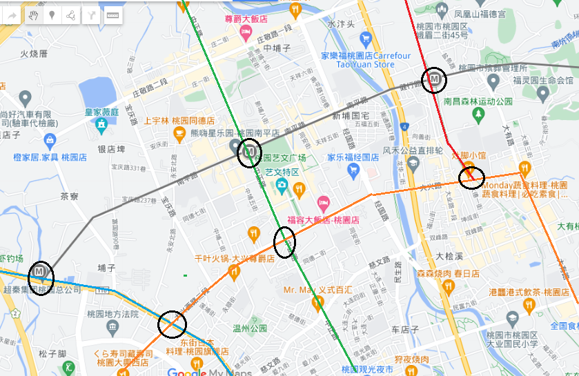 圖 龜山林口地區捷運路網發想