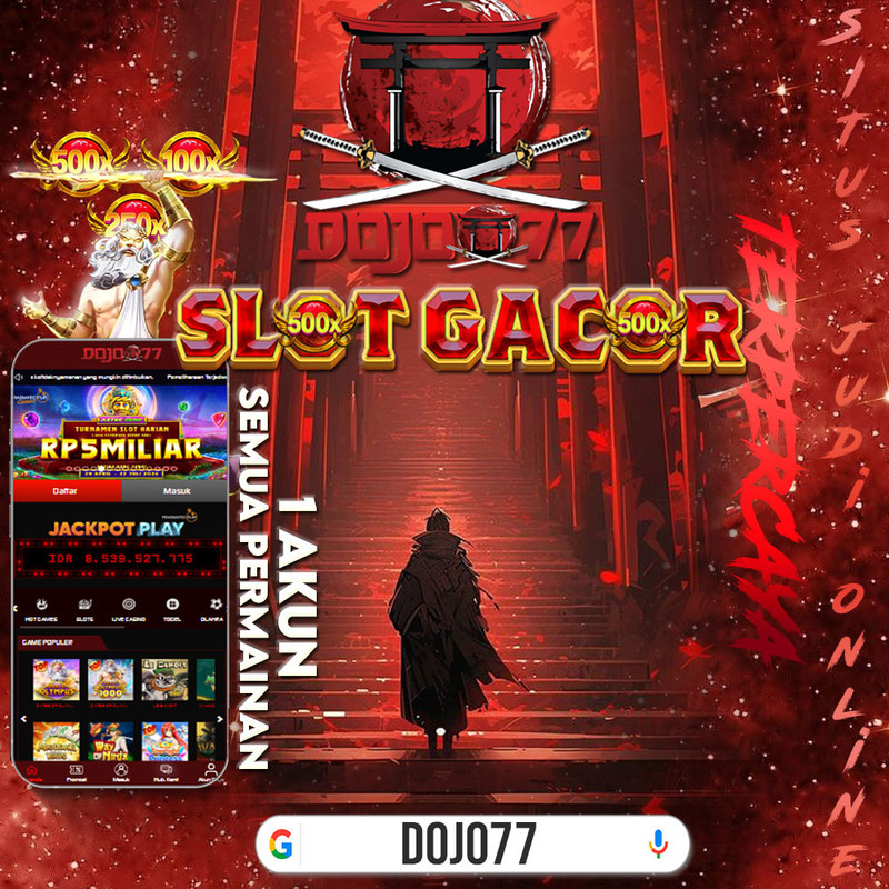 DOJO77 : Situs Slot Gacor Resmi Bet77 Gampang Maxwin Malam Ini Server Thailand