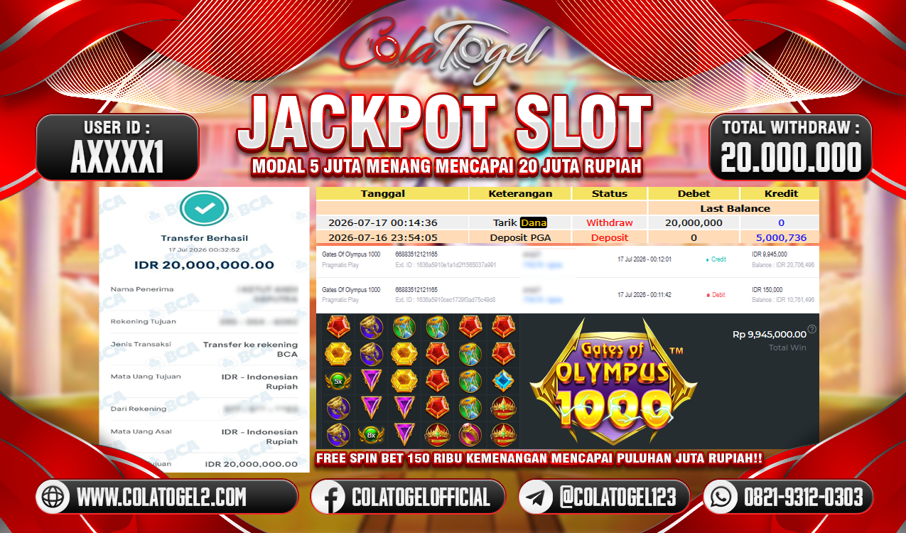 JACKPOT SLOT GACOR!!