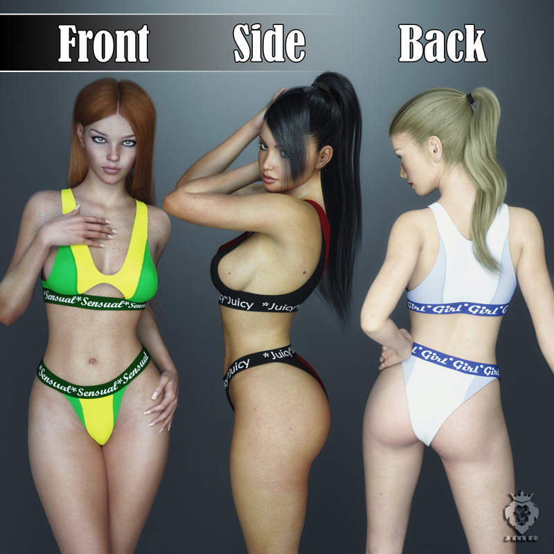 JMR Sports Lingerie for G3F and G8F by JaMaRe