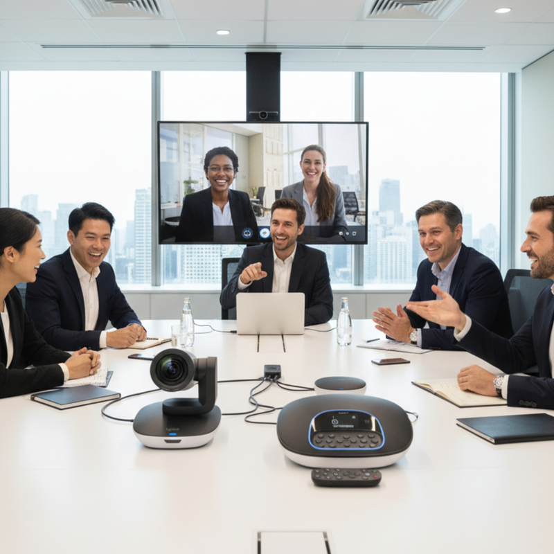 Hub central de conexões do Logitech GROUP