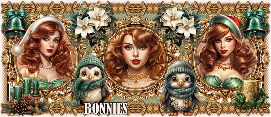 Pinguini di Natale bonnies