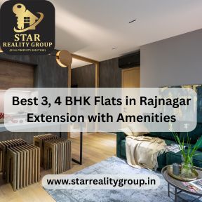 Best 3, 4 BHK Flats in Rajnagar Extension with Amenities