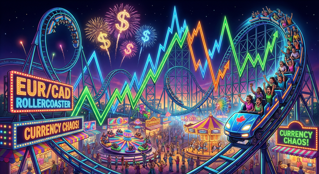 EURCAD Berjuang di Tengah Lonjakan Minyak, Ketegangan Perdagangan, dan Kebijakan BoC