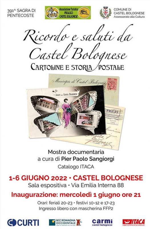 Mostra Cartoline e storia Postale, dal 1 al 6 giugno nella sala espositiva
